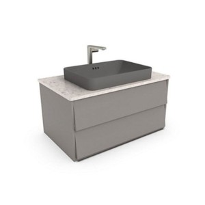Kohler Luxe Vanity 900 PU titanium grey