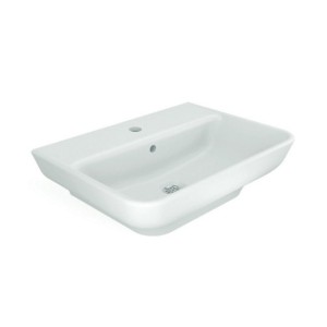 Kohler Trace 550x400mm wall mount Wash Basin with single faucet hole White