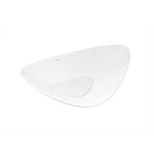 Kohler Nysa Vessel Wash Basin without faucet hole White