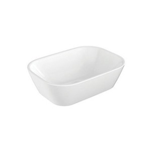 Kohler Span 450mm square vessel Wash Basin without faucet hole White