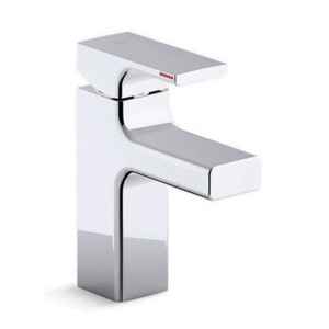 Kohler Strayt Single-control basin faucet without drain Polished chrome