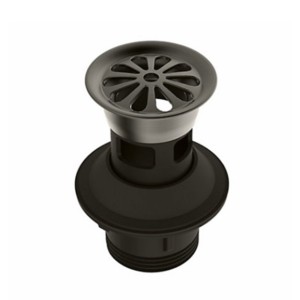 Kohler Complementary Grid drain with overflow hole brushed nickel