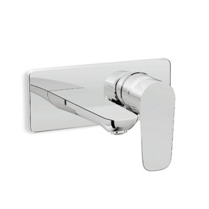 Kohler Aleo Single-control wall mount basin faucet trim Polished chrome