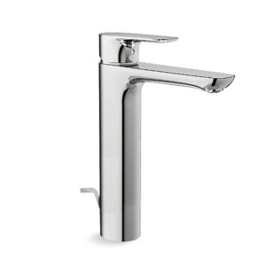 Kohler Aleo Single-control tall basin faucet with drain Polished chrome