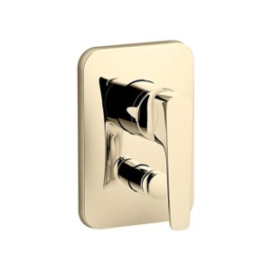Kohler Aleo+ Recessed bath and shower trim with diverter french gold