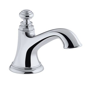 Kohler Artifacts Widespread lavatory spout with bell design Polished chrome