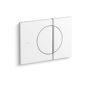 Kohler Note Faceplate in glossy white