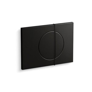 Kohler Note Faceplate in glossy black