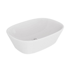 Kohler Ribana Vessel Wash Basin without faucet hole White