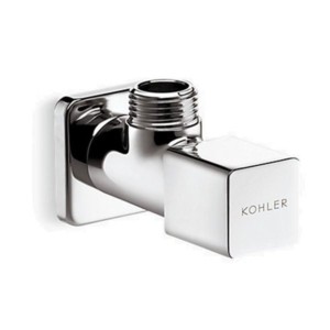 Kohler Complementary Square angle valve Polished chrome