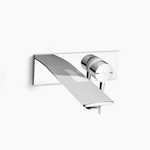 Kohler Stance Wall mount lavatory faucet Polished chrome