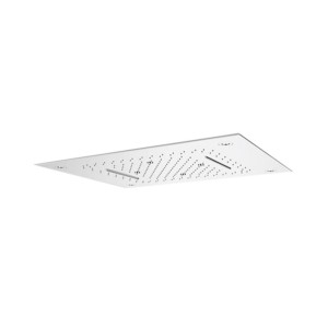 Kohler Loure Rectangle 600x800 multifunction rainpanel Polished chrome