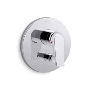 Kohler Avid 40mm Recessed bath and shower trim Polished chrome