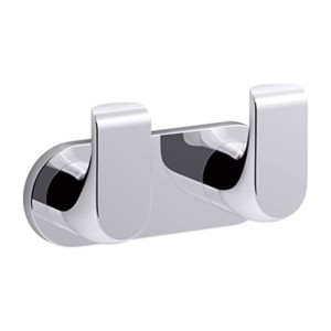 Kohler Avid Double robe hook Polished chrome