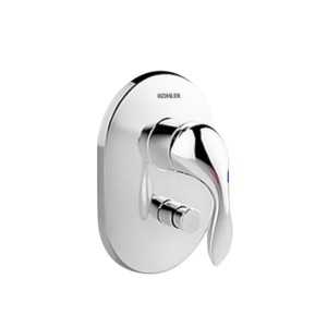 Kohler Refinia Recessed bath & shower trim Polished chrome