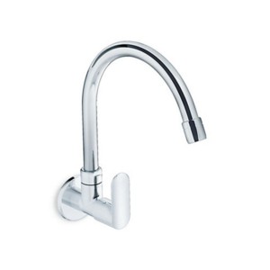 Kohler Kumin Wall-mount kitchen faucet cold only Polished chrome