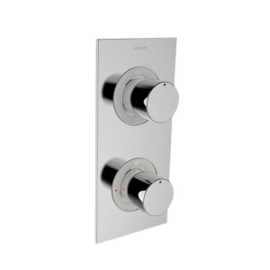 Kohler Beitou Thermostatic 3-way trim Polished chrome