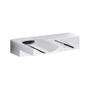 Kohler Beitou Wall mount single-control basin faucet trim Polished chrome