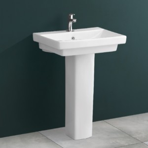Kalisia Kalvin 600x415x150mm Full Pedestal Wash Basin 
