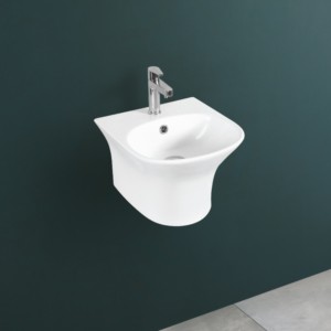 Kalisia Keys 378x340x240mm Integrated Half Wash Basin