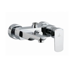 Jaquar Kubix Prime Single Lever Wall Mixer with provision for Connection to Exposed Shower Pipe with connecting legs & Wall flanges