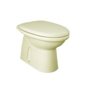 Rak Karla 510x360x395 P Trap Extended Wall Hung Water Closet with Karla PP Soft Close Seat Cover Ivory