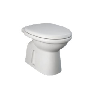 Rak Karla 550x360x400 S Trap Extended Wall Hung Water Closet with Karla PP Soft Close Seat Cover White