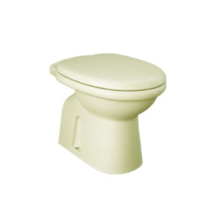 Rak Karla 550x360x400 S Trap Extended Wall Hung Water Closet with Karla PP Seat Cover Ivory