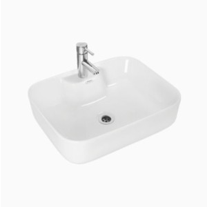 Somany Kent 485x385x150mm Thin Rim Over The Counter Art Wash Basin