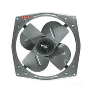 Usha 600mm S.PH Turbo HDEF 900 RPM Grey Metal Exhaust Fan