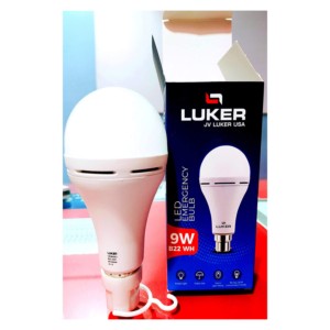Luker Emergency Bulb 9W B22 White