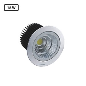 Luker Cob 60° 18W 128x80mm with ceiling cut out 118mm Warm White