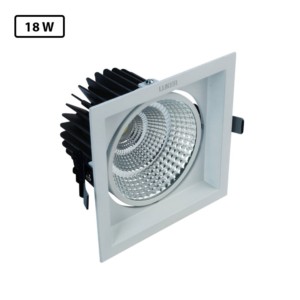 Luker Cob 60° 18W 137x137x88mm with ceiling cut out 125x125mm Neutral White