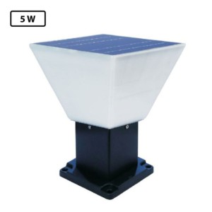 Luker Solar Gate Light 5W 195x195x300mm White and Warm White 2 in 1