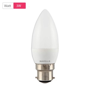 Havells LED Adore 3W B22 CDL Candle Lamp 