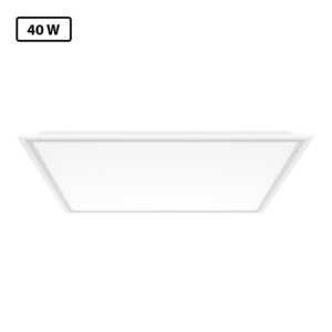 Luker LED Backlit Panel 40W 2x2inch 595x595x35mm with Ceiling Cut out 570x570mm White