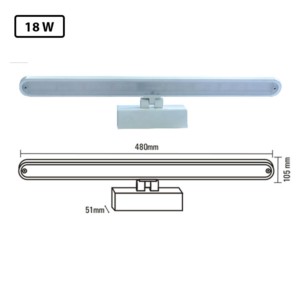 Luker Helios 18W Mirror Light Warm White