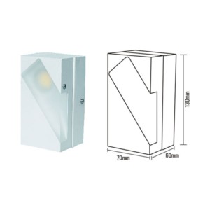 Luker Aether 6W Indoor Wall Light Warm White