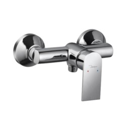 Jaquar Lyric Single Lever Exposed Shower mixer for connection to Hand shower with connecting legs and Wall Flanges