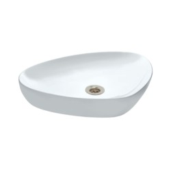 Jaquar Lyric 600x410x100mm Triangular Thin Rim Table Top Wash Basin