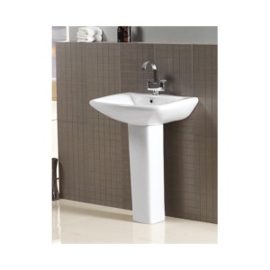 Sonet Lexo 24x20inch Full Pedestal Wash Basin