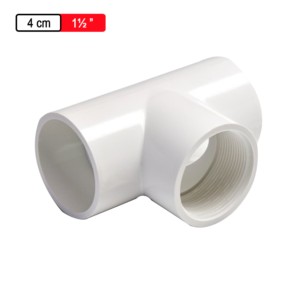 Astral Aquarius uPVC Pressure Fittings Tee SOCxThread SCH 40 - 4cm 1.5inch