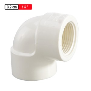 Astral Aquarius uPVC Pressure Fittings Elbow 90° SOCxThread SCH 40 - 3.2cm 1.25inch