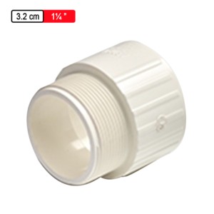 Astral Aquarius uPVC Pressure Fittings MAPT Thread SCH 40 - 3.2cm 1.25inch