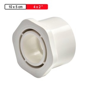 Astral Aquarius uPVC Pressure Fittings Reducer Bushing flush Style SPGxSOC SCH 40 - 10.0x5.0cm 4x2inch