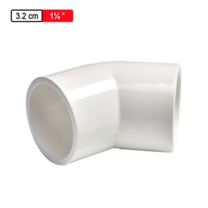 Astral Aquarius uPVC Pressure Fittings Elbow 45° SOC SCH 40 - 3.2cm 1.25inch