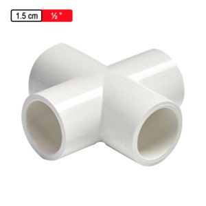 Astral Aquarius uPVC Pressure Fittings Cross SOC SCH 40 - 1.5cm .5inch
