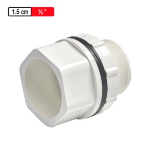 Astral Aquarius uPVC Pressure Fittings Tank Adaptor Socket Type THDxSOC SCH 40 - 2cm .75inch