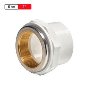 Astral Aquarius uPVC Pressure Fittings FABT Brass Thread SCH 40 - 5cm 2inch