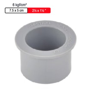 Astral Aquasafe Solvent Fitted Moulded Fittings Reducer Bush SPGxSOC 6kgf/cm² 7.5x5.0cm 2.5x1.5inch